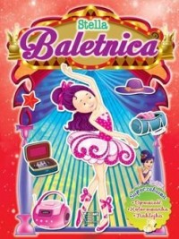 Stella baletnica Naklejki z brokatem - okładka książki