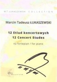 12 Etiud koncertowych na fortepian - okładka książki