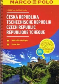 Atlas podróżniczy Czechy  1:200 - okładka książki