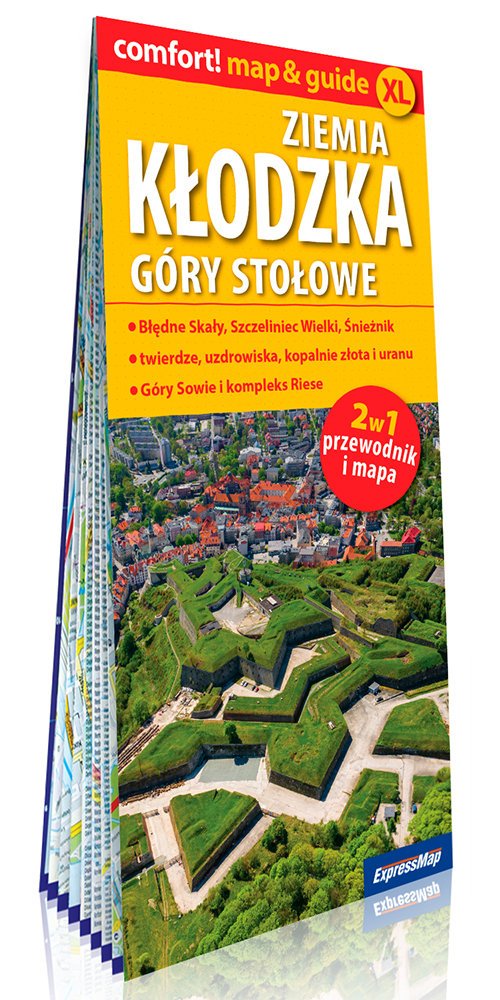 Comfort! map&guide XL Ziemia kłodzka, - okładka książki