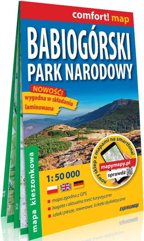 Comfort!map Babiogórski Park Narodowy - okładka książki