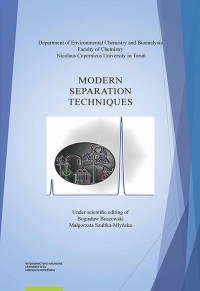 Modern separation techniques - okładka książki