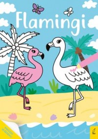 Moja kolorowanka. Flamingi - okładka książki