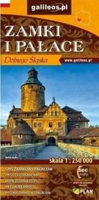 Zamki i pałace Dolnego Śląska 1:250 - okładka książki