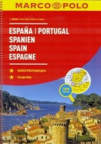 Atlas Hiszpania, Portugalia 1:300 - okładka książki