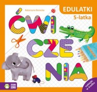 Edulatki. Ćwiczenia 5-latka - okładka książki