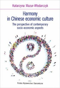 Harmony in Chinese economic culture - okładka książki