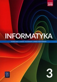 Informatyka LO 3 Podr. w.2021 ZP - okładka podręcznika