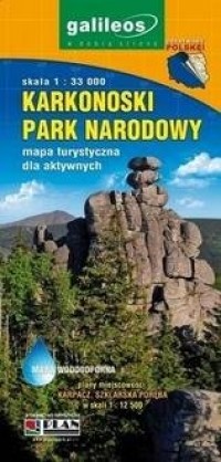 Karkonoski Park Narodowy. Mapa - okładka książki