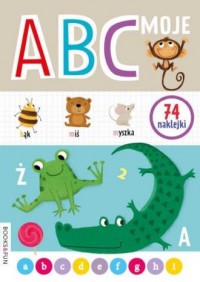 Moje ABC z naklejkami - okładka książki