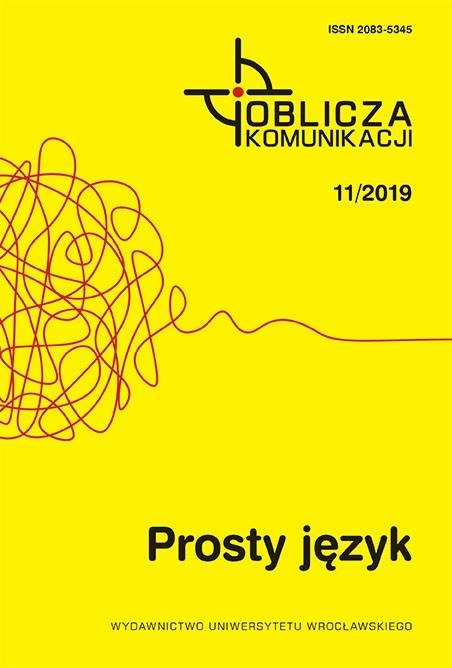 Oblicza Komunikacji 11. Prosty - okładka książki