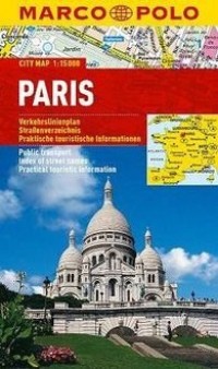 Paris Marco Polo City map 1:15 - okładka książki