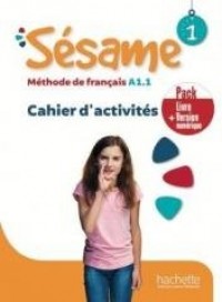 Sesame 1 ćwiczenia + online PACK - okładka podręcznika