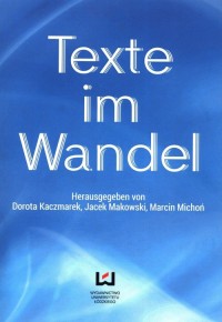 Texte im Wandel - okładka podręcznika