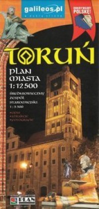 Toruń plan miasta 1:12 500 Średniowieczny - okładka książki