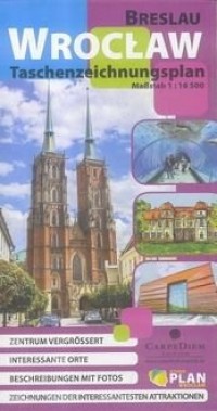Wrocław Breslau Taschenzeichnungsplan. - okładka książki
