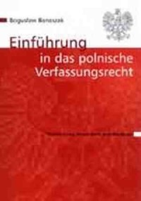 Einfürung in das polnische Verfassungsrecht - okładka książki