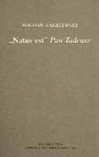 Natus est Pan Tadeusz - okładka książki