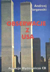 Obserwacje z USA - okładka książki