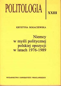 Politologia XXIII. Niemcy w myśli - okładka książki