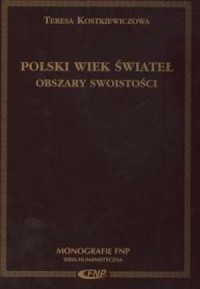 Polski wiek świateł. Obszary swoistości - okładka książki