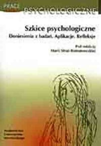 Prace Psychologiczne LV. Szkice - okładka książki