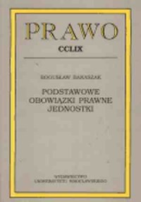 Prawo CCLIX. Podstawowe obowiązki - okładka książki