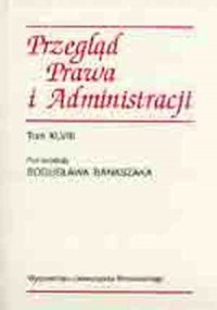 Przegląd Prawa i Administracji. - okładka książki