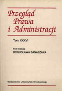 Przegląd Prawa i Administracji. - okładka książki