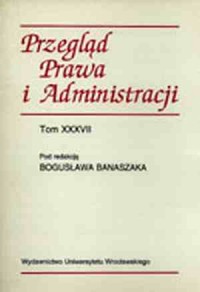 Przegląd Prawa i Administracji. - okładka książki