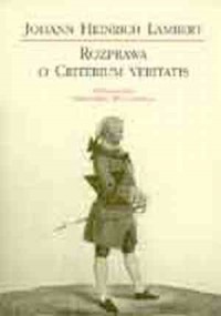 Rozprawa o Criterium veritatis - okładka książki