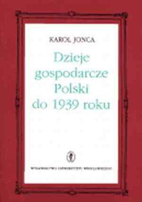 Rozwój gospodarczy Polski do 1939 - okładka książki