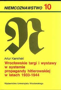 Niemcoznawstwo 10. Wrocławskie - okładka książki