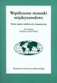 Współczesne stosunki międzynarodowe. - okładka książki