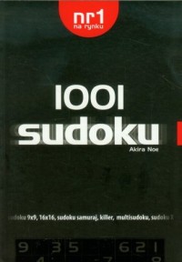 1001 sudoku - okładka książki