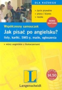 Jak pisać po angielsku? Listy, - okładka podręcznika