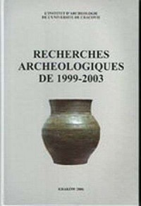 Recherches archeologiques de 1999-2003 - okładka książki