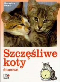 Szczęśliwe koty domowe - okładka książki