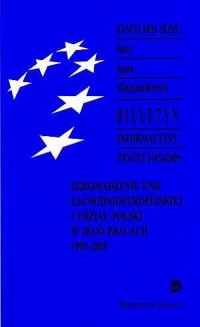 Zgromadzenie Unii Zachodnoeuropejskiej - okładka książki