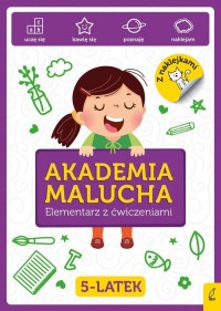 Akademia Malucha Elementarz z ćwiczeniami - okładka podręcznika