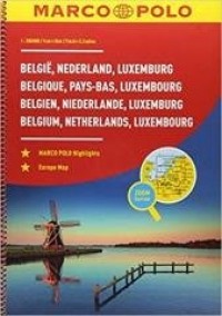 Atlas samochodowy - Beneluks 1:200 - okładka książki