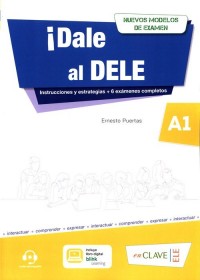 Dale al DELE A1 książka + wersja - okładka podręcznika