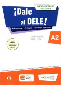 Dale al DELE A2 książka + wersja - okładka podręcznika