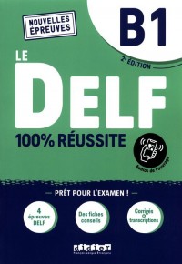 DELF 100% reussite B1 + zawartość - okładka podręcznika