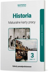 Historia LO 3 Maturalne karty pracy - okładka podręcznika