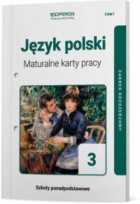 J. polski LO 3. Maturalne karty - okładka podręcznika