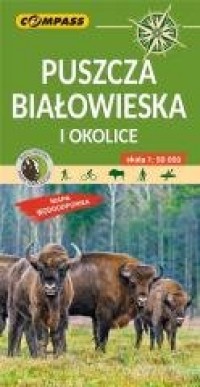 Mapa - Puszcza Białowieska 1: 50 - okładka książki
