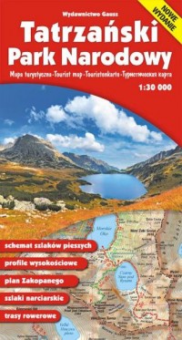 Mapa Tatrzański Park Narodowy - okładka książki