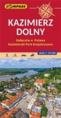 Mapa turystyczna - Kazimierz Dolny - okładka książki
