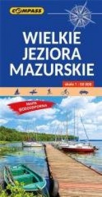 Mapa - Wielkie Jeziora Mazurskie - okładka książki